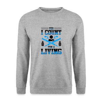 Anesthésiste Anesthésiste Anesthésiologie Anesthésiste - Sweat-shirt Unisexe - gris chiné - Devant - Alina (178cm) & Michal (187cm)