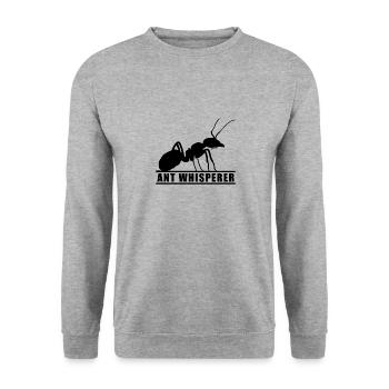 Ant Colony Ant Keeper Myrmecology - Unisex Sweatshirt - salt & pepper - Front - Alina (178cm) & Michal (187cm)