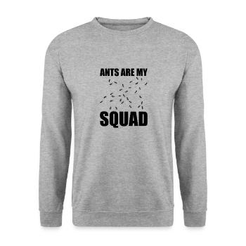 Ant Colony Ant Keeper Myrmecology - Unisex Sweatshirt - salt & pepper - Front - Alina (178cm) & Michal (187cm)