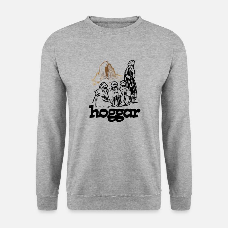 Hoggar! - Unisex Pullover - Weißgrau meliert