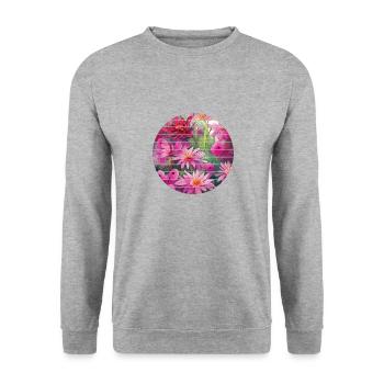 Amateur gardener, gardener, gardening, gardening, gardening - Unisex Sweatshirt - salt & pepper - Front - Alina (178cm) & Michal (187cm)