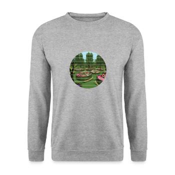 Garden Gardening Hobby Gardener Gardener Gardening - Unisex Sweatshirt - salt & pepper - Front - Alina (178cm) & Michal (187cm)