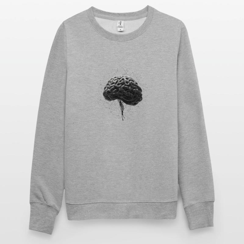 Brain Neural AI Deep Learning Computer Algorithm Unisex Sweatshirt
