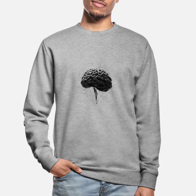 Brain Neural AI Deep Learning Computer Algorithm Unisex Sweatshirt