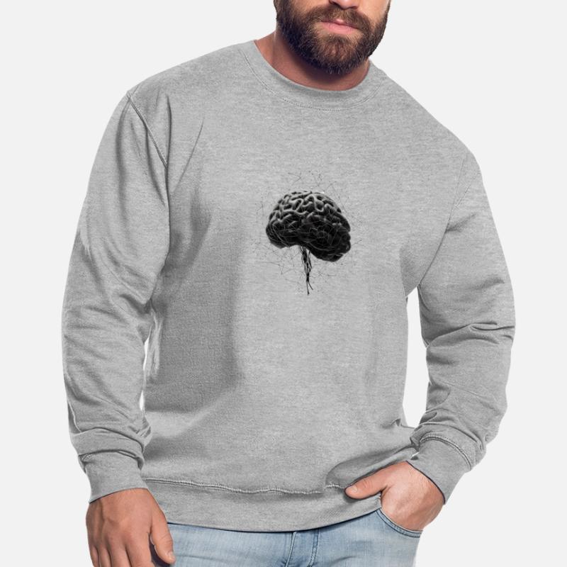 Brain Neural AI Deep Learning Computer Algorithm Unisex Sweatshirt