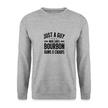 Fumeurs de cigares Fumeurs de cigares - Sweat-shirt Unisexe - gris chiné - Devant - Alina (178cm) & Michal (187cm)
