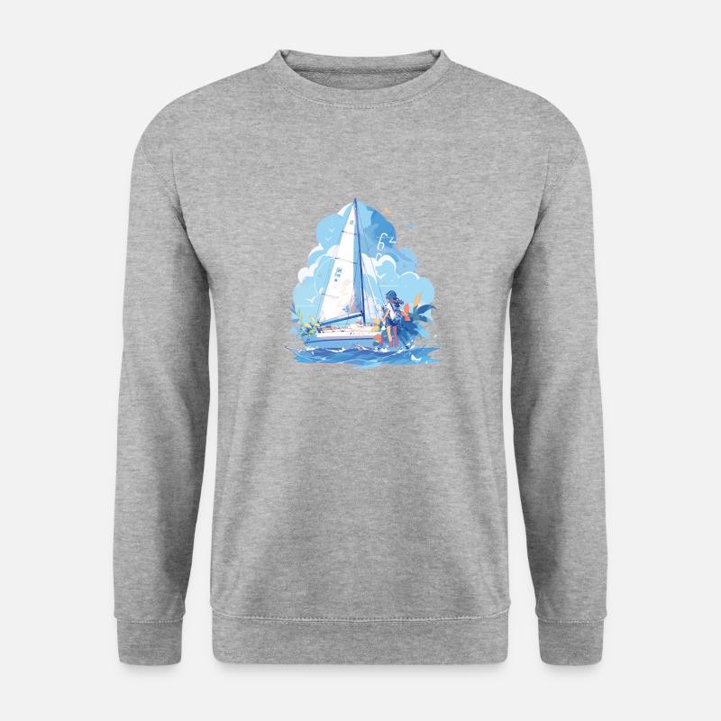 Regatta Segeln - Unisex Pullover - Weißgrau meliert