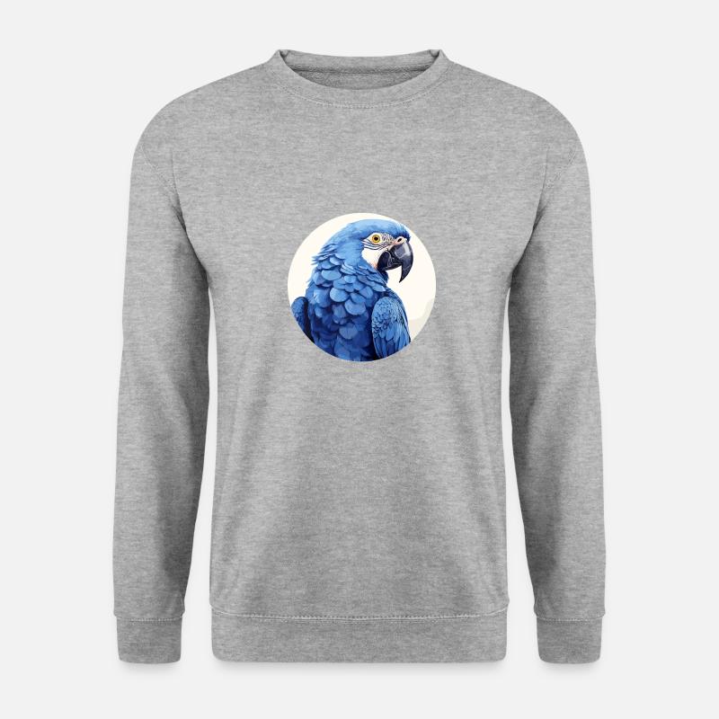 Hyazinth Ara - Unisex Pullover - Weißgrau meliert
