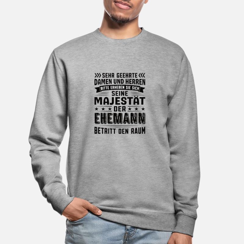 Ehemann Geburtstag Ehemann Sprüche Ehemann Unisex Pullover