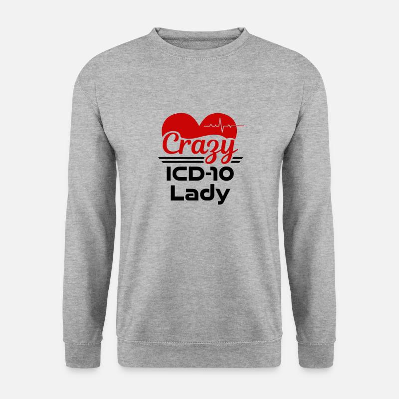 Medical Coder Profession Medical - Unisex Sweatshirt - salt & pepper