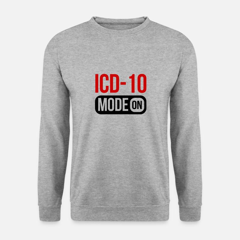 Medical Coder Profession Medical - Unisex Sweatshirt - salt & pepper