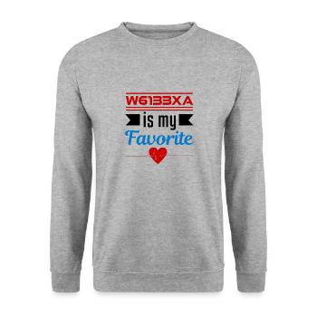 Medizinischer Kodierer Beruf Medizinische - Unisex Pullover - Weißgrau meliert - Vorne - Alina (178cm) & Michal (187cm)