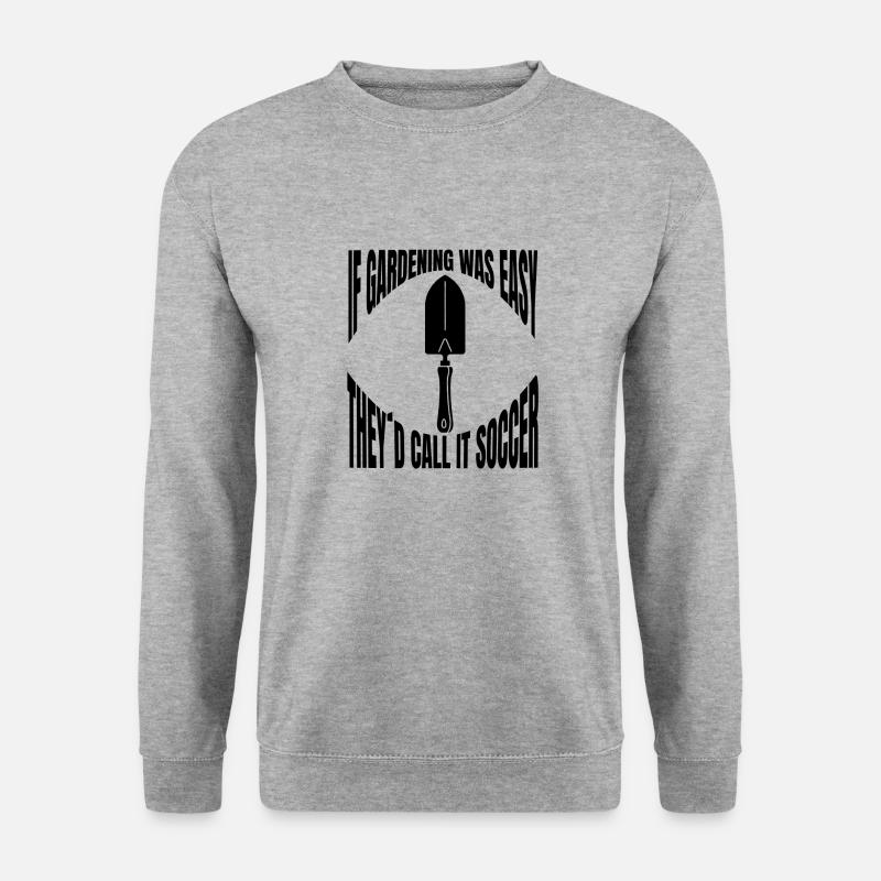 Gärtner Hobbygärtner Garten Geschenk Obstgarten - Unisex Pullover - Weißgrau meliert