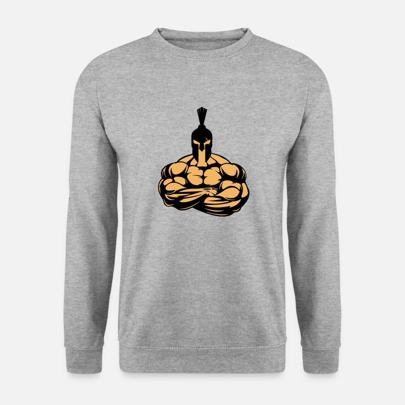 Strong Spartan - Unisex Sweatshirt - salt & pepper