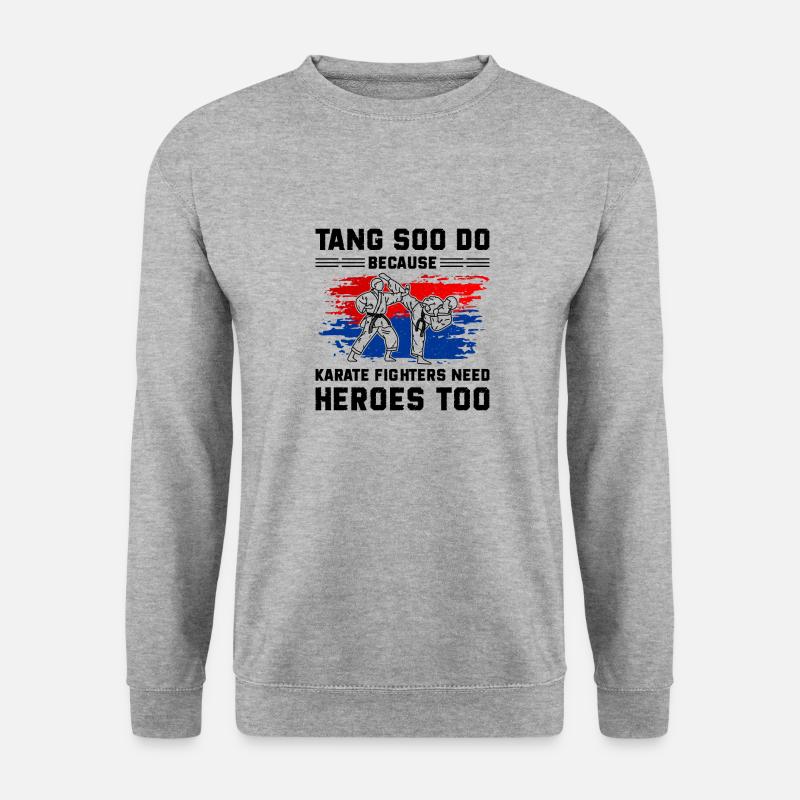 Tang Soo Do Geschenk - Unisex Pullover - Weißgrau meliert