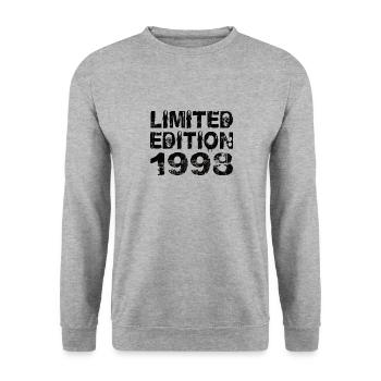 Édition Limitée 1998 Anniversaire 1998 Anniversaire - Sweat-shirt Unisexe - gris chiné - Devant - Alina (178cm) & Michal (187cm)