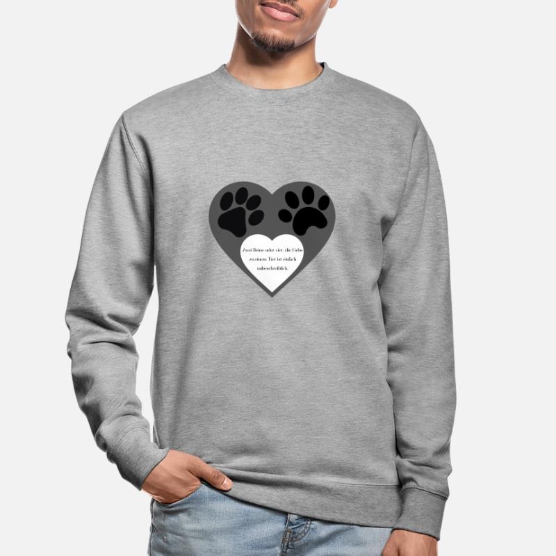 Zwei Beine oder vier Unisex Pullover