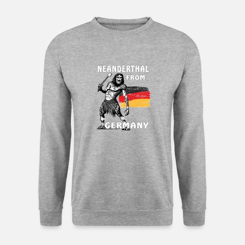 NEANDERTHAL FROM GERMANY - Unisex Sweatshirt - salt & pepper
