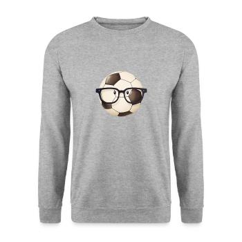 Joueur de football Drôle d’athlète Sport Amoureux du football - Sweat-shirt Unisexe - gris chiné - Devant - Alina (178cm) & Michal (187cm)