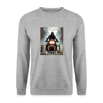 MOTORRAD TOD LE DERNIER TOUR - Sweat-shirt Unisexe - gris chiné - Devant - Alina (178cm) & Michal (187cm)