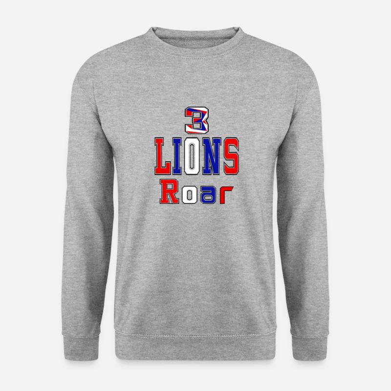 THREE LIONS ROAR - Unisex Sweatshirt - salt & pepper