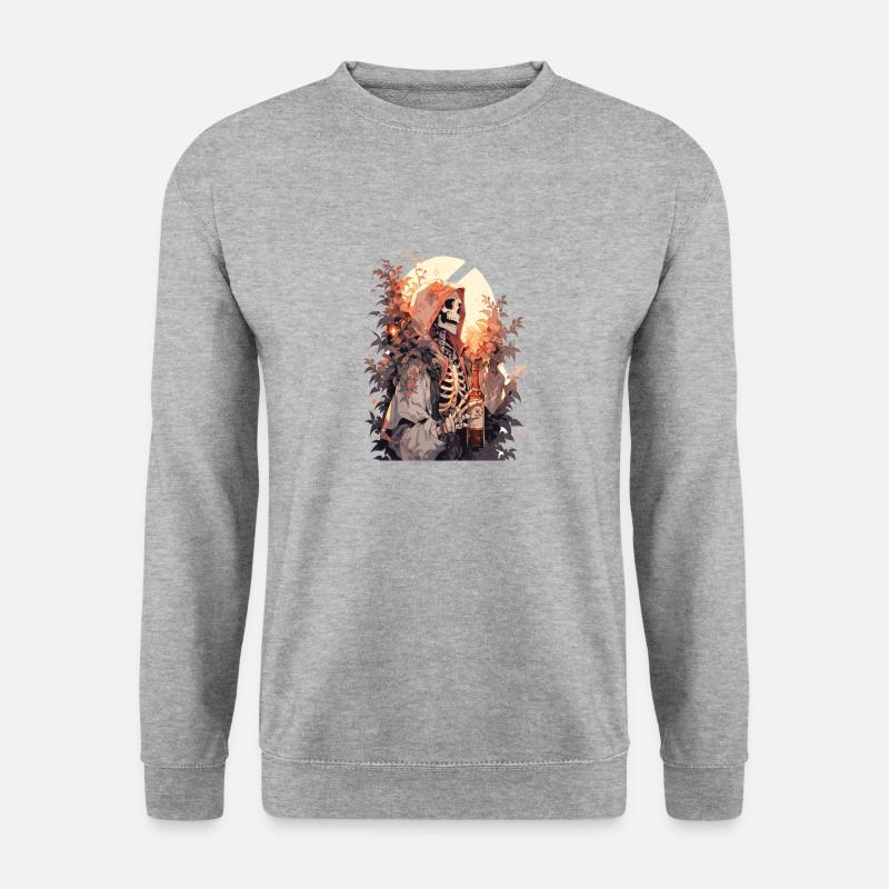 Skull Skull Skull Skeleton Bone - Unisex Sweatshirt - salt & pepper