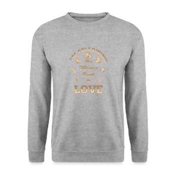 Astronomy Astronomer Moon Phase Romance Stars - Unisex Sweatshirt - salt & pepper - Front - Alina (178cm) & Michal (187cm)