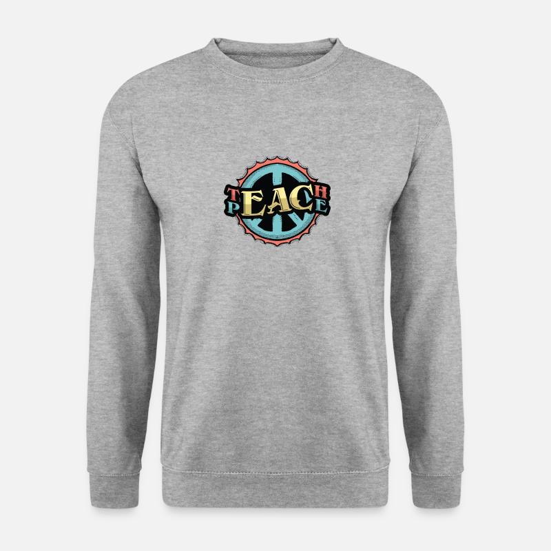 Teaching Peace - Unisex Sweatshirt - salt & pepper