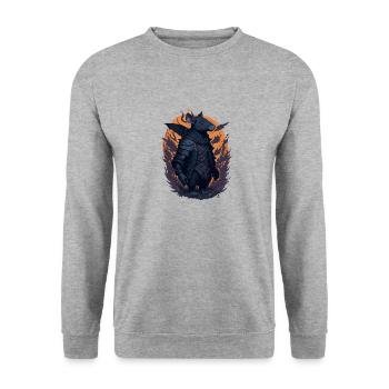 Rat Thief - Unisex Sweatshirt - salt & pepper - Front - Alina (178cm) & Michal (187cm)