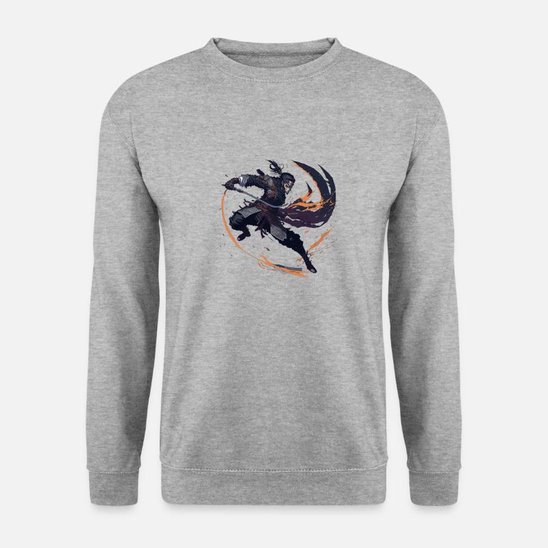 Ryoba - Unisex Pullover - Weißgrau meliert