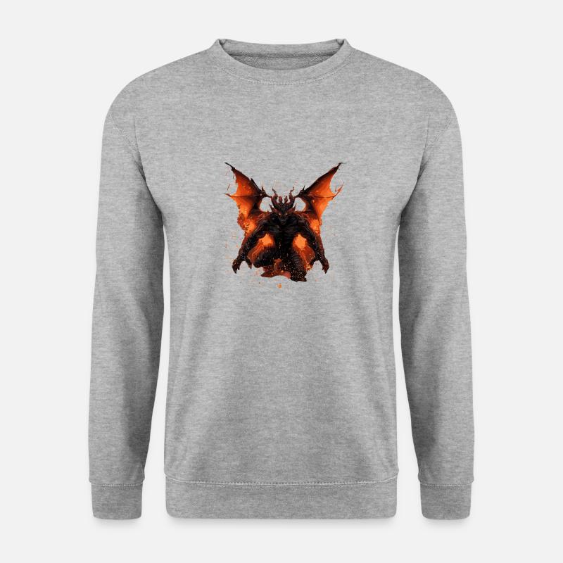 Yogan - Unisex Pullover - Weißgrau meliert