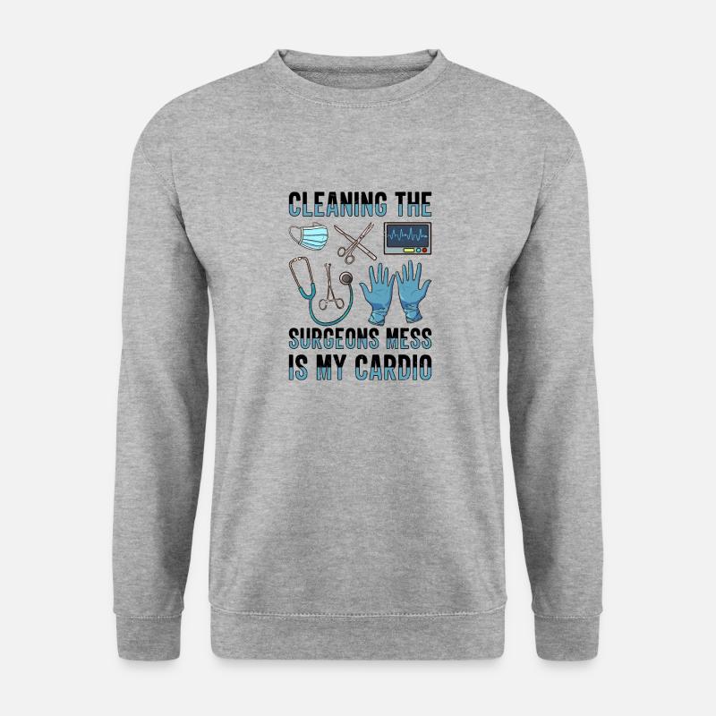 Scrub Tech OP-Techniker Chirurgischer Technologe - Unisex Pullover - Weißgrau meliert