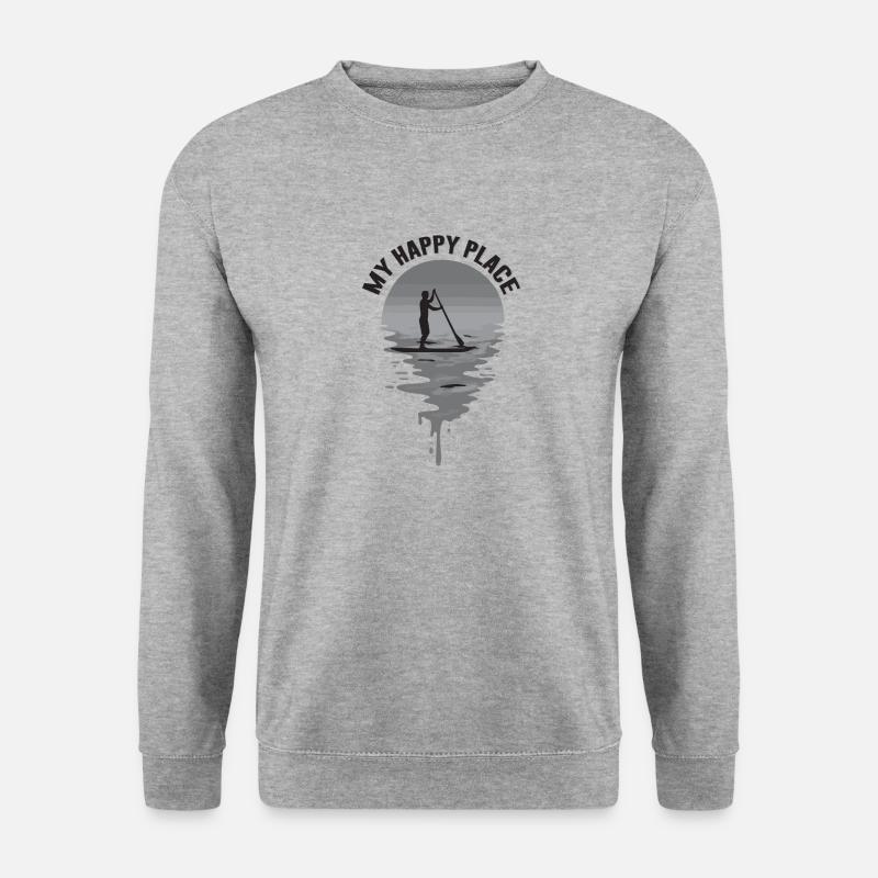 SUP - Unisex Pullover - Weißgrau meliert