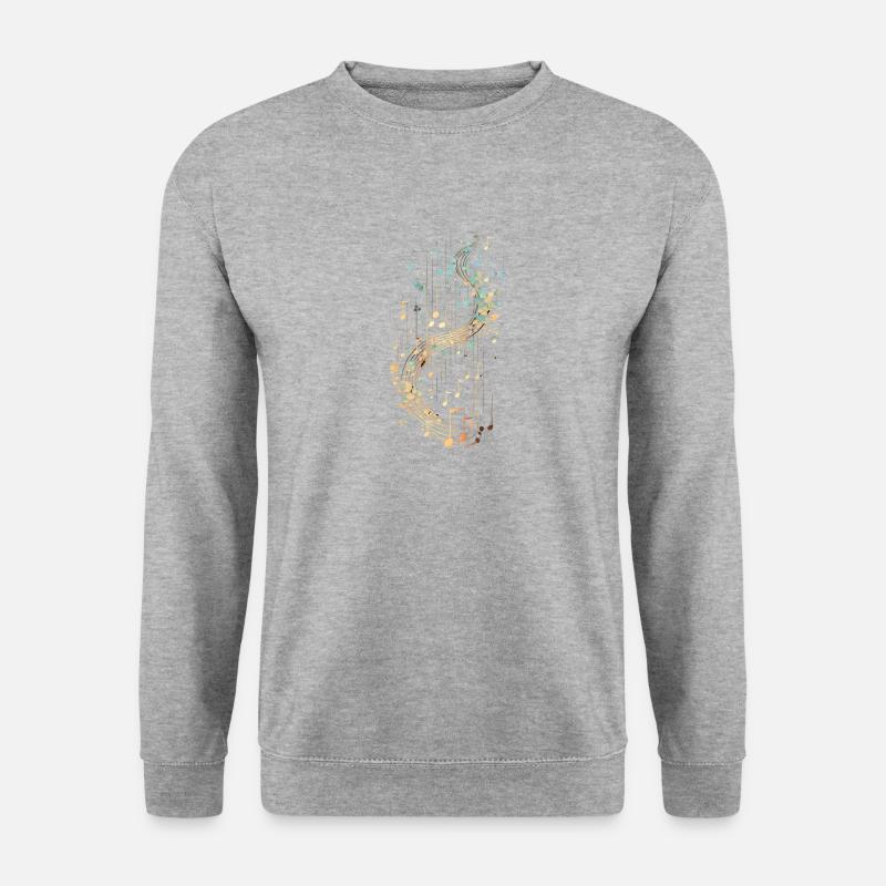 Music Dream Notes - Unisex Sweatshirt - salt & pepper