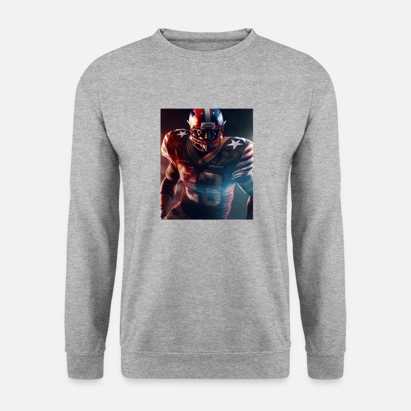 blank canvas - Unisex Pullover - Weißgrau meliert