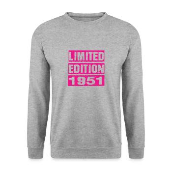 Édition limitée 1951 - Sweat-shirt Unisexe - gris chiné - Devant - Alina (178cm) & Michal (187cm)