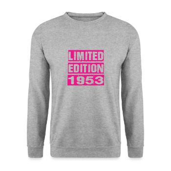 Édition limitée 1953 - Sweat-shirt Unisexe - gris chiné - Devant - Alina (178cm) & Michal (187cm)
