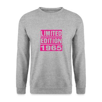 Édition limitée 1965 - Sweat-shirt Unisexe - gris chiné - Devant - Alina (178cm) & Michal (187cm)