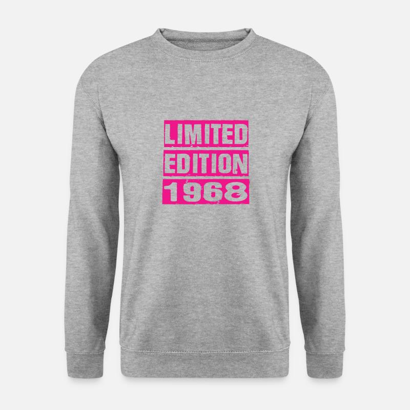 Limited Edition 1968 - Unisex Pullover - Weißgrau meliert