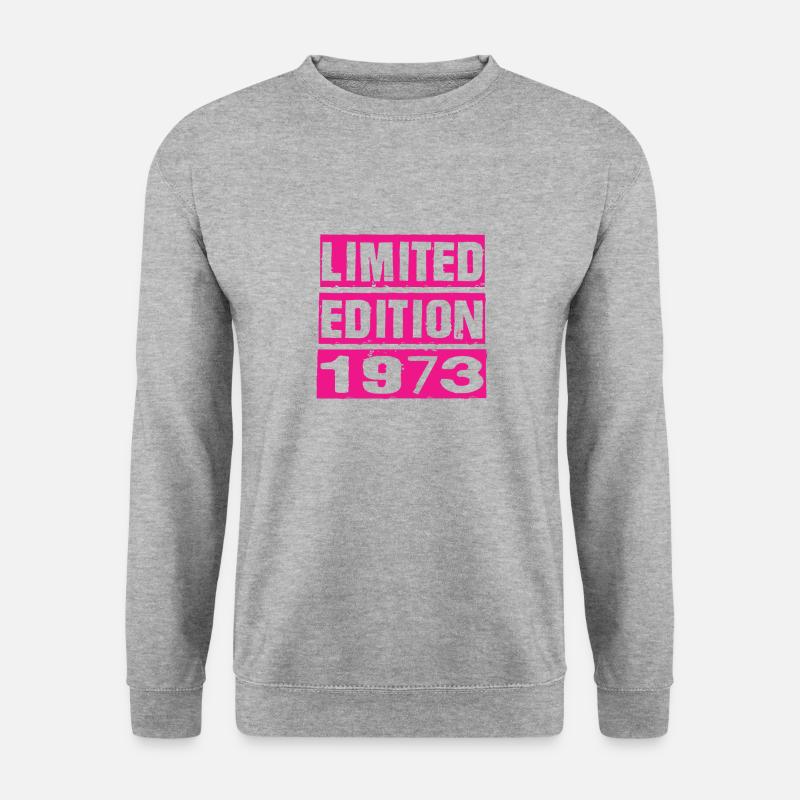 Limited Edition 1973 - Unisex Pullover - Weißgrau meliert