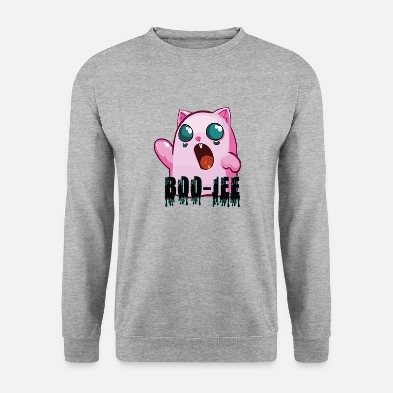 Boo-jee cat ghost pink - Unisex Sweatshirt - salt & pepper