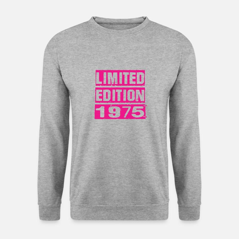 Limited Edition 1975 - Unisex Pullover - Weißgrau meliert