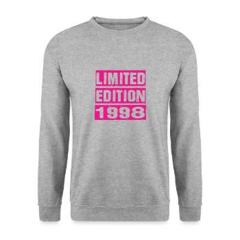 Édition limitée 1998 - Sweat-shirt Unisexe - gris chiné - Devant - Alina (178cm) & Michal (187cm)