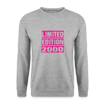 Limited Edition 2000 - Unisex Sweatshirt - salt & pepper - Front - Alina (178cm) & Michal (187cm)