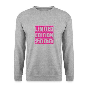 Limited Edition 2008 - Unisex Pullover - Weißgrau meliert - Vorne - Alina (178cm) & Michal (187cm)