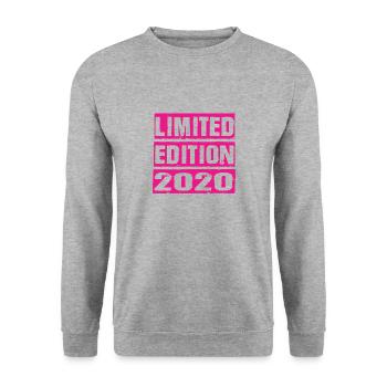 Limited Edition 2020 - Unisex Pullover - Weißgrau meliert - Vorne - Alina (178cm) & Michal (187cm)
