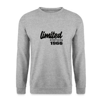 Édition limitée 1966 - Sweat-shirt Unisexe - gris chiné - Devant - Alina (178cm) & Michal (187cm)