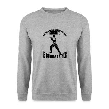 Karate, Hapkido, Martial Arts, Judo, Aikido, Martial Arts - Unisex Sweatshirt - salt & pepper - Front - Alina (178cm) & Michal (187cm)
