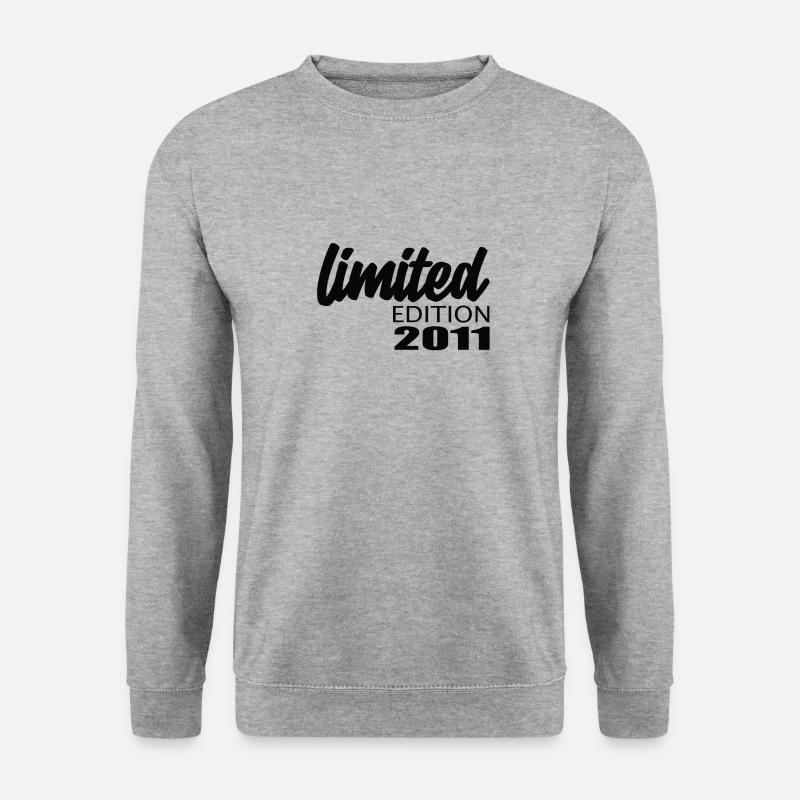 Limited Edition 2011 - Unisex Pullover - Weißgrau meliert