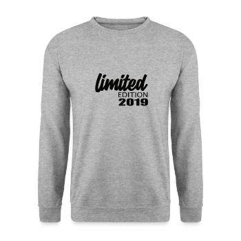 Édition limitée 2019 - Sweat-shirt Unisexe - gris chiné - Devant - Alina (178cm) & Michal (187cm)